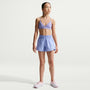 Shorts de playa o alberca de 8 cm (para niña) talla grande Nike Swim Breaker – Cardo claro/Blanco – vista 1