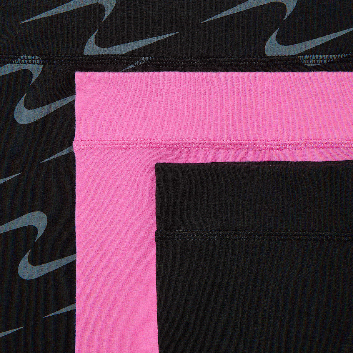 Leggings para bebés Nike (paquete de 3) – Negro/Rosa alegre – vista 7