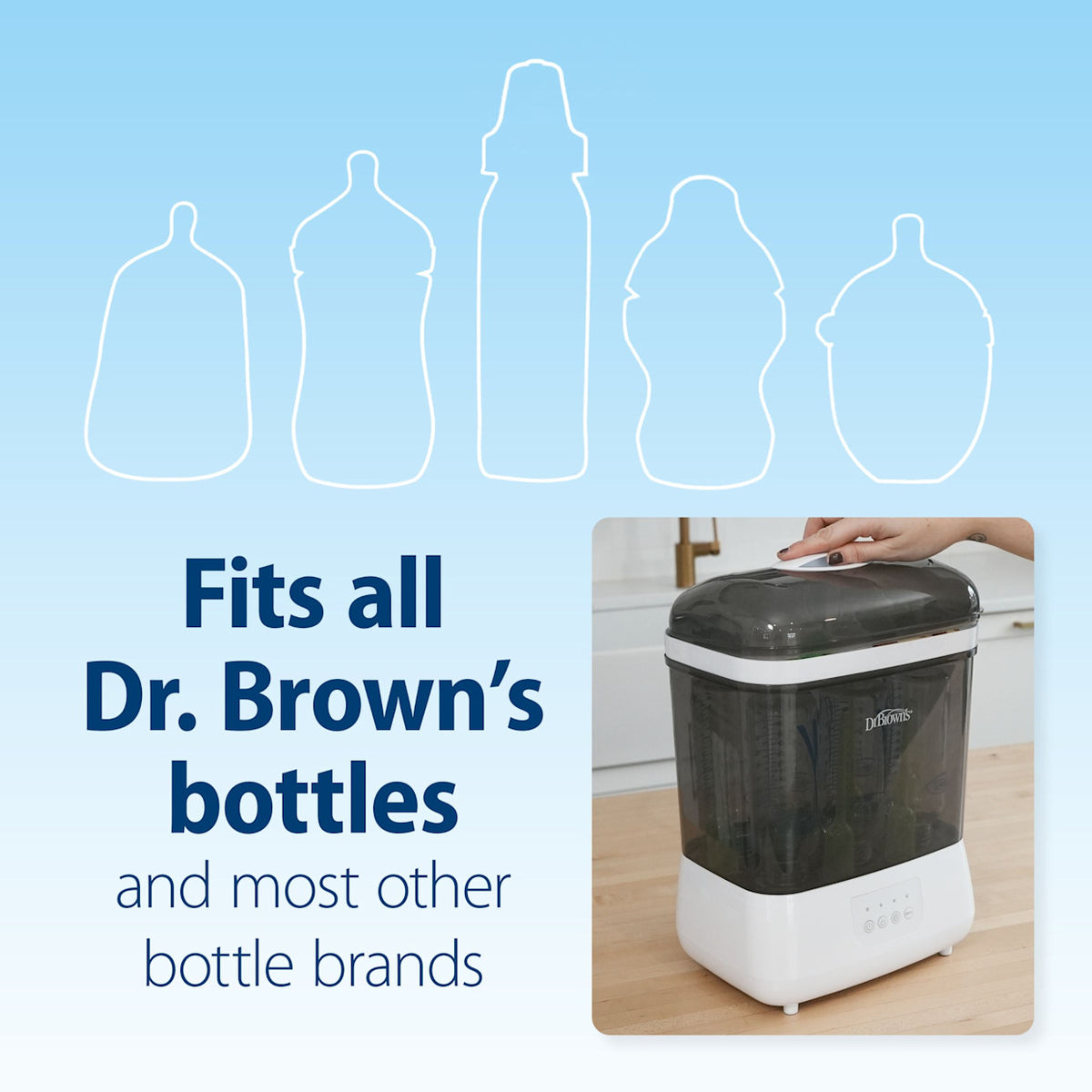 Esterilizador y secador de biberones Dr. Brown’s All-in-One