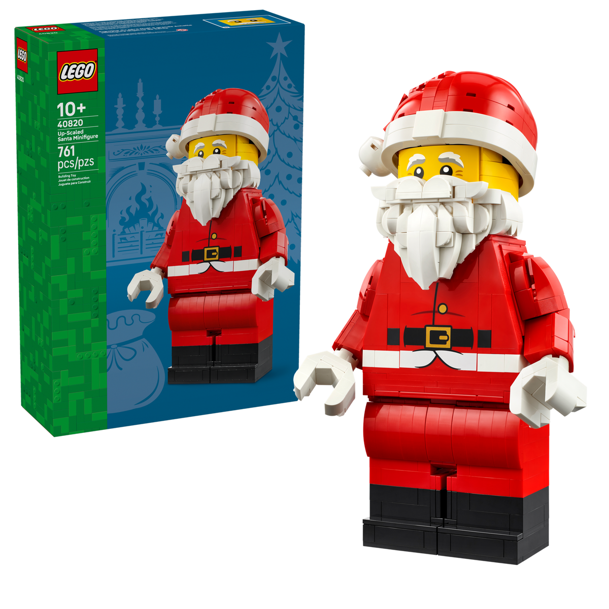 LEGO Minifigures Minifigura de Papá Noel a Gran Escala 40820