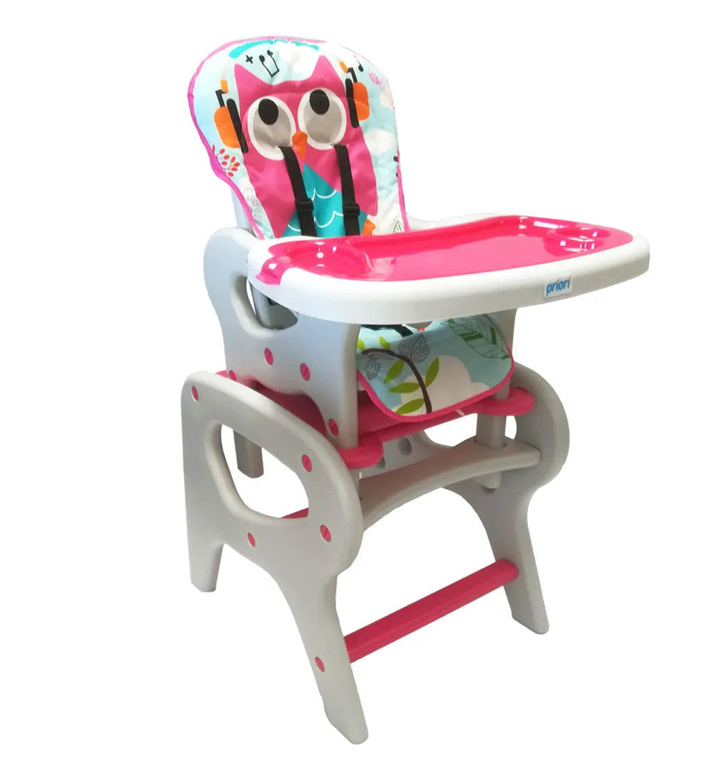 Silla Comedor 2en1 - Rosado - Priori