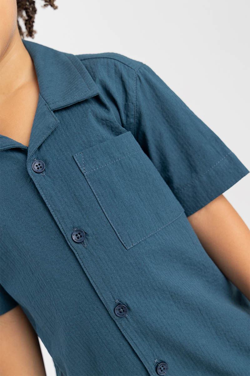 Camisa OFFCORSS Manga Corta en Algodón para Niño