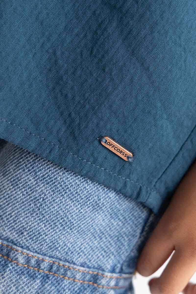 Camisa OFFCORSS Manga Corta en Algodón para Niño