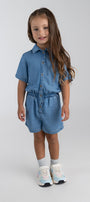 Enterizo Corto OFFCORSS Denim para Niña