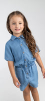 Enterizo Corto OFFCORSS Denim para Niña