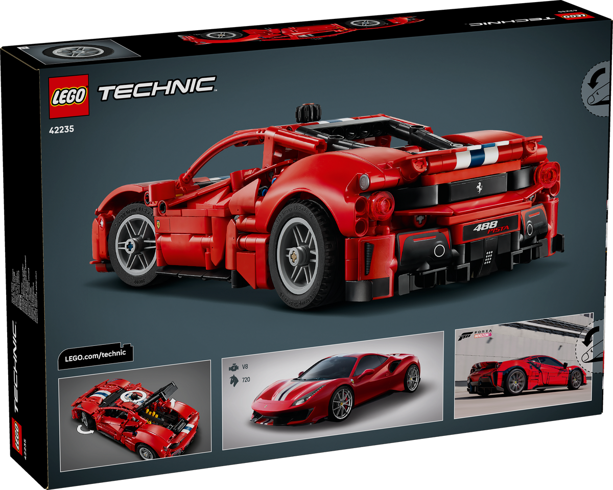LEGO Technic Coche Ferrari 488 Pista 42235