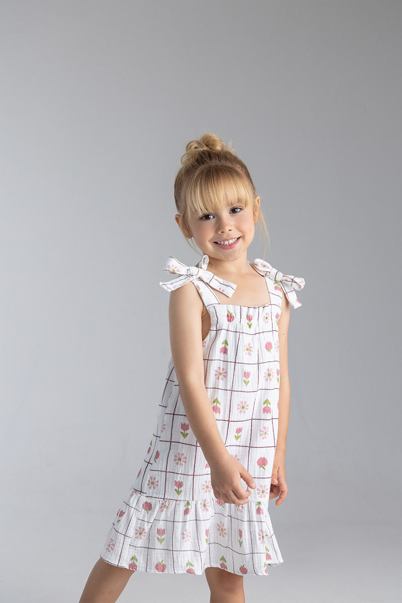 Vestido Estampado Floral OFFCORSS para Niña
