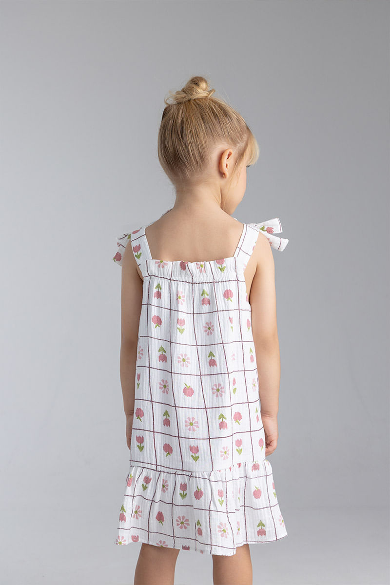 Vestido Estampado Floral OFFCORSS para Niña