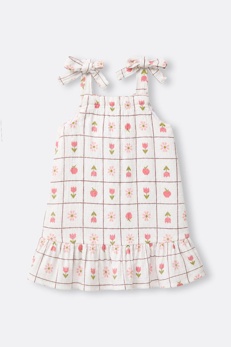 Vestido Estampado Floral OFFCORSS para Niña