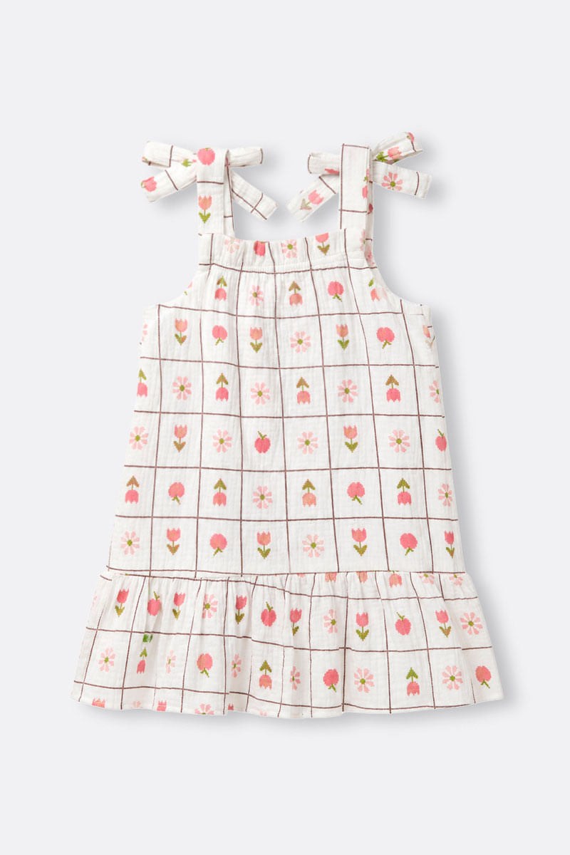Vestido Estampado Floral OFFCORSS para Niña
