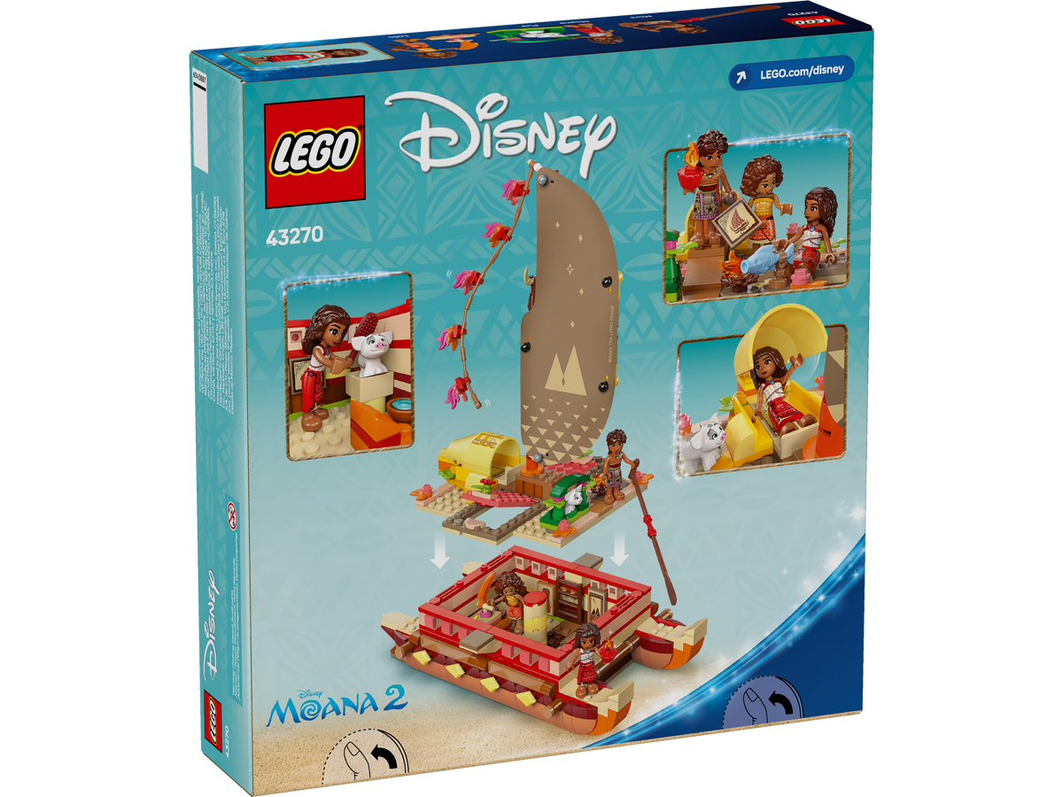 LEGO Disney Canoa de Aventuras de Vaiana 43270