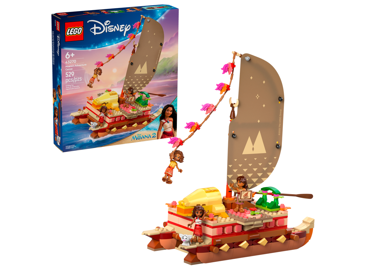 LEGO Disney Canoa de Aventuras de Vaiana 43270