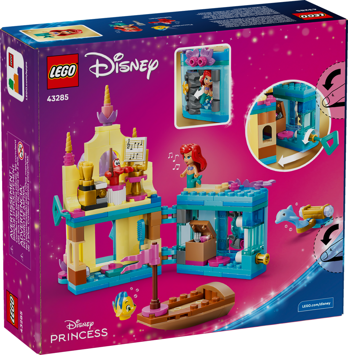 LEGO Disney Princess Mini Palacio Mágico de Ariel 43285