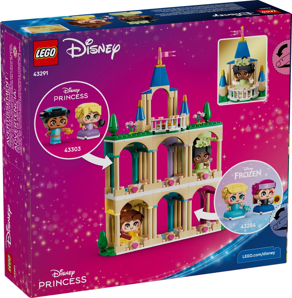 LEGO Disney Mini Bella y Tiana con Castillo 43291