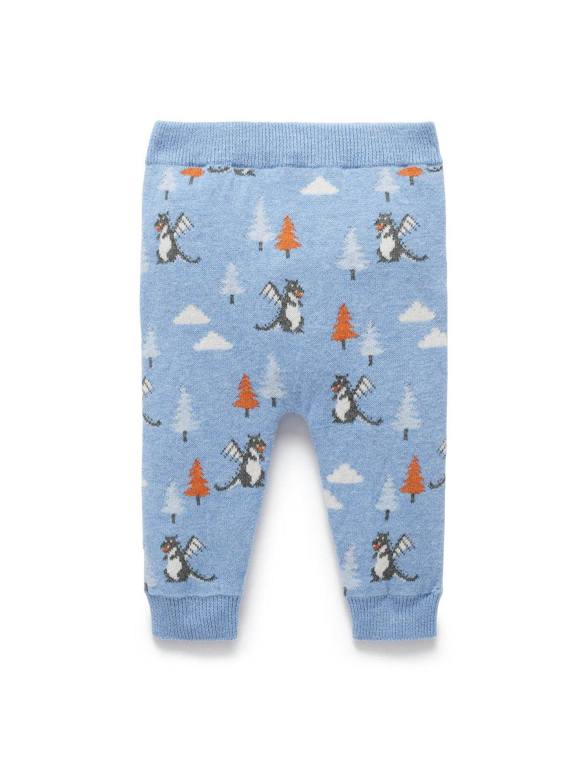 Leggings Magical Forest Purebaby Forest Jacquard para Bebé