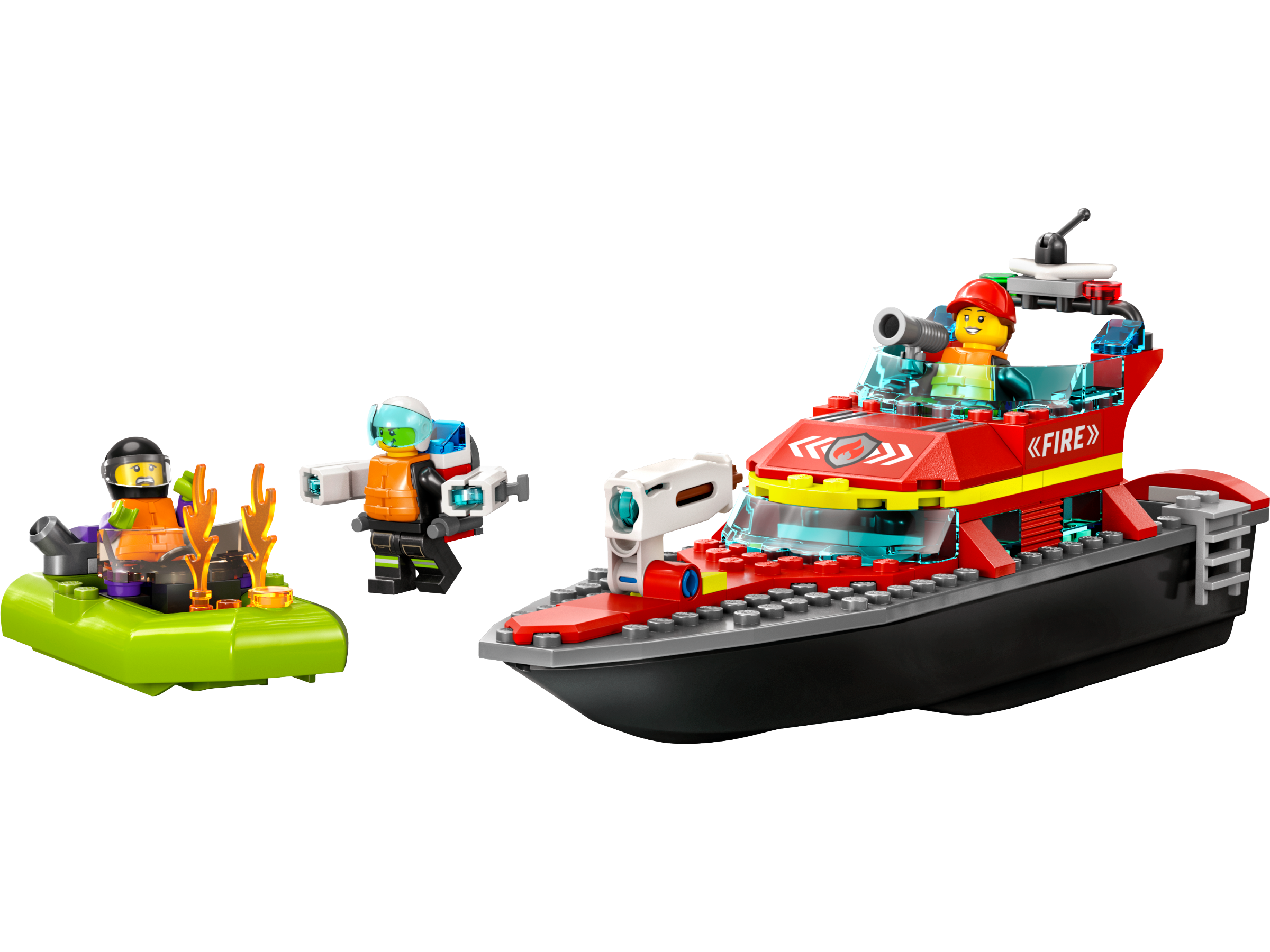 LEGO City Lancha de Rescate de Bomberos 60373