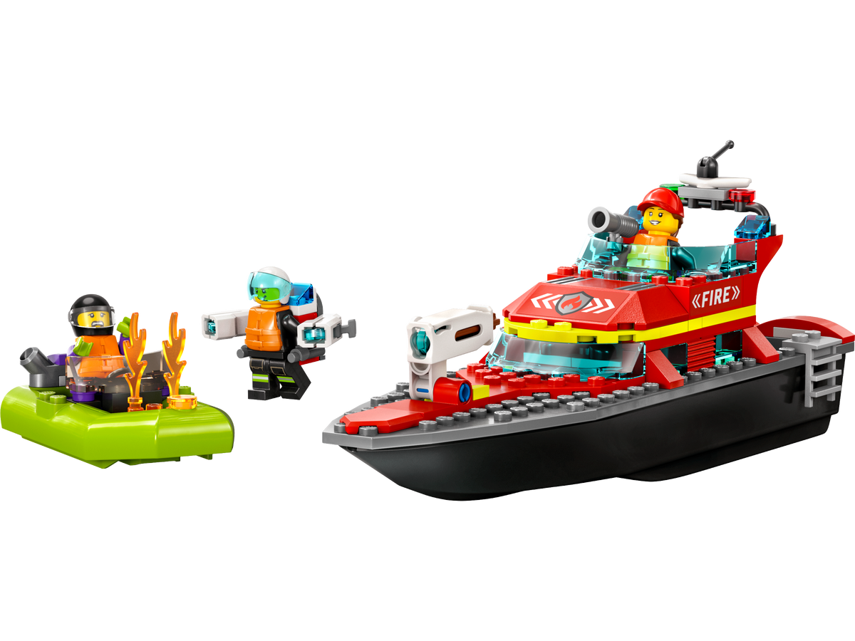 LEGO City Lancha de Rescate de Bomberos 60373