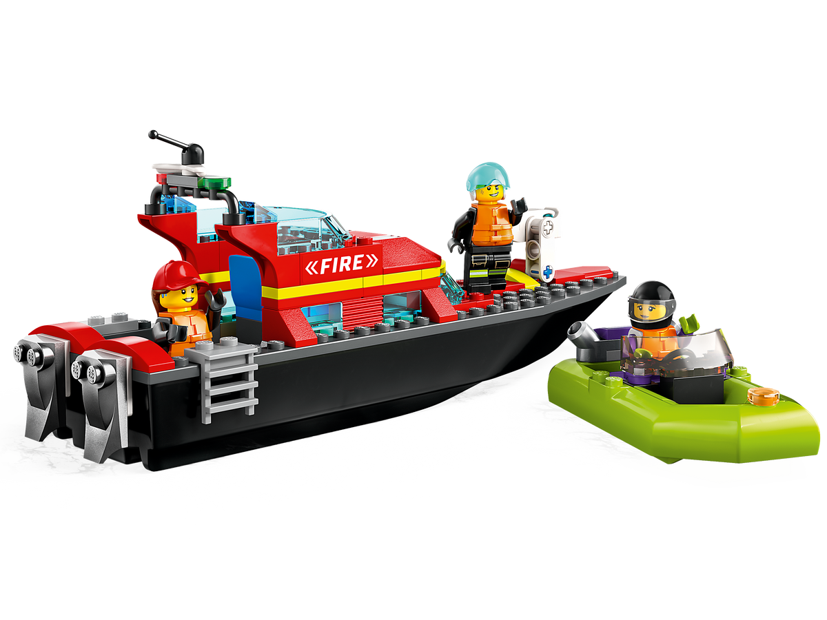 LEGO City Lancha de Rescate de Bomberos 60373