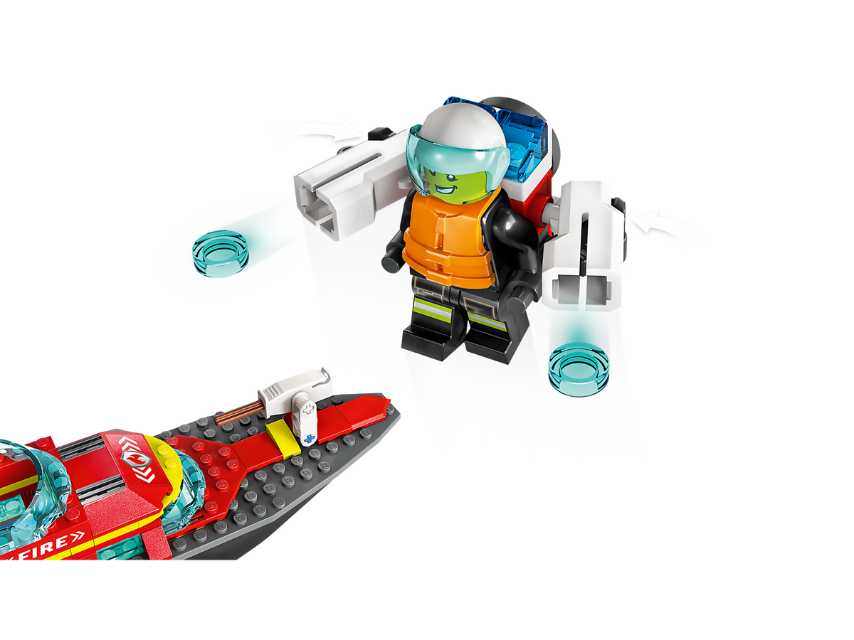 LEGO City Lancha de Rescate de Bomberos 60373