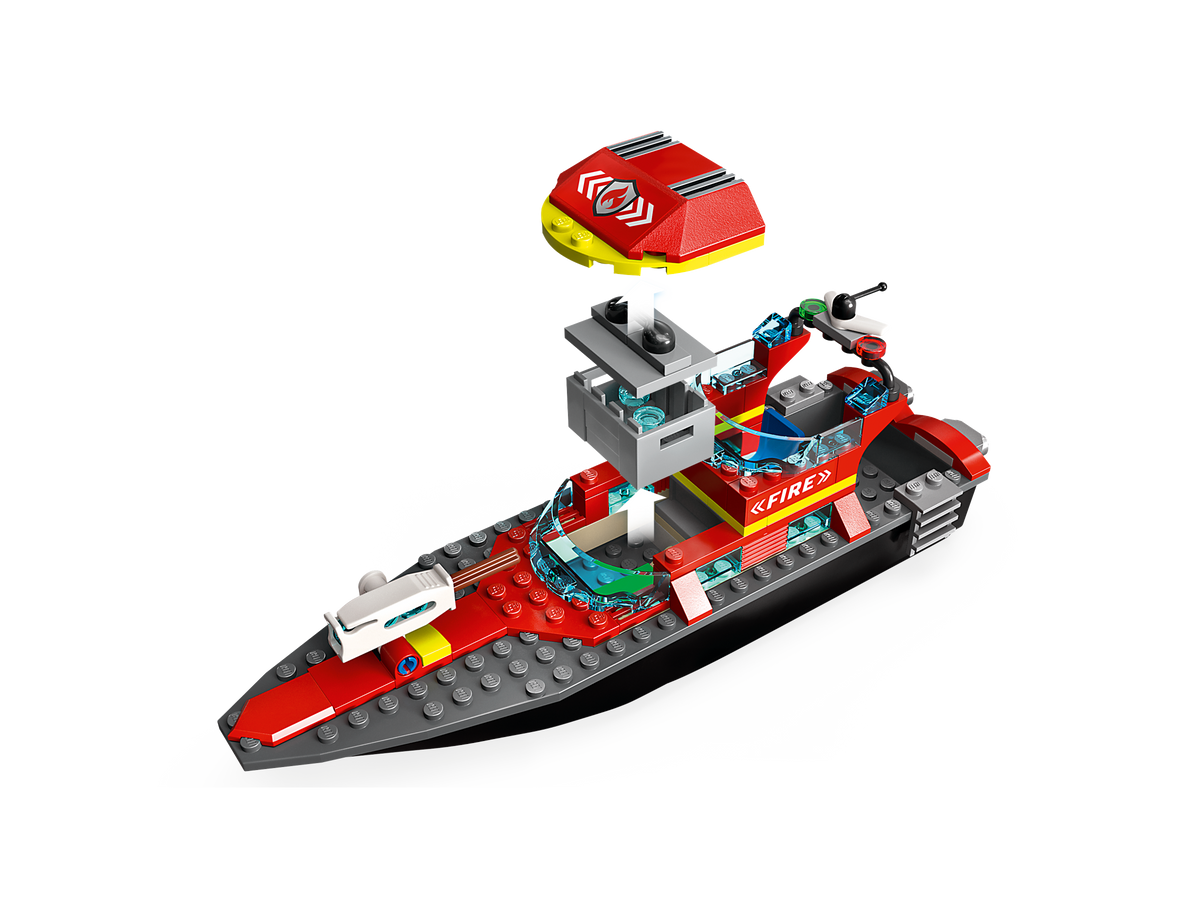 LEGO City Lancha de Rescate de Bomberos 60373
