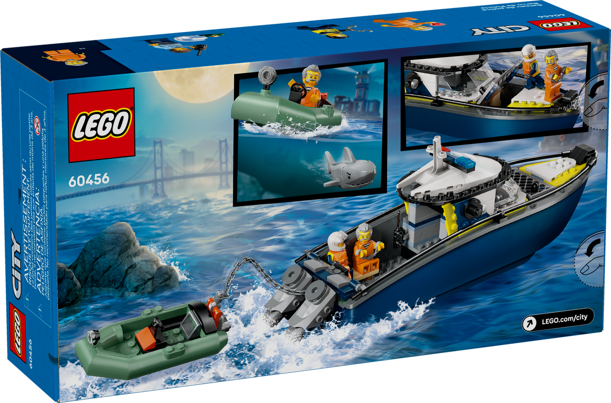 LEGO City Persecución en Barco de Policía 60456