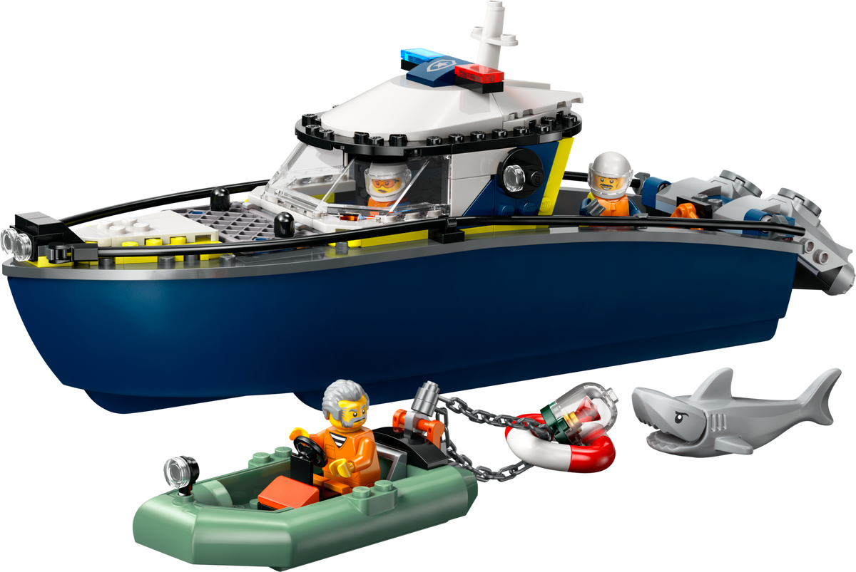 LEGO City Persecución en Barco de Policía 60456