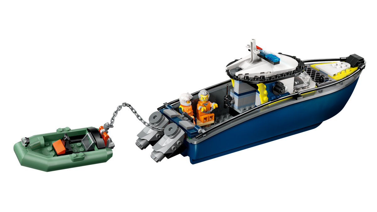 LEGO City Persecución en Barco de Policía 60456