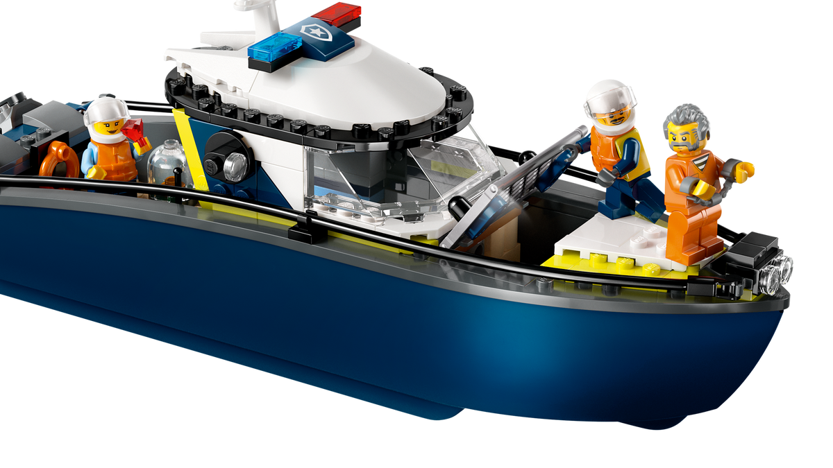 LEGO City Persecución en Barco de Policía 60456