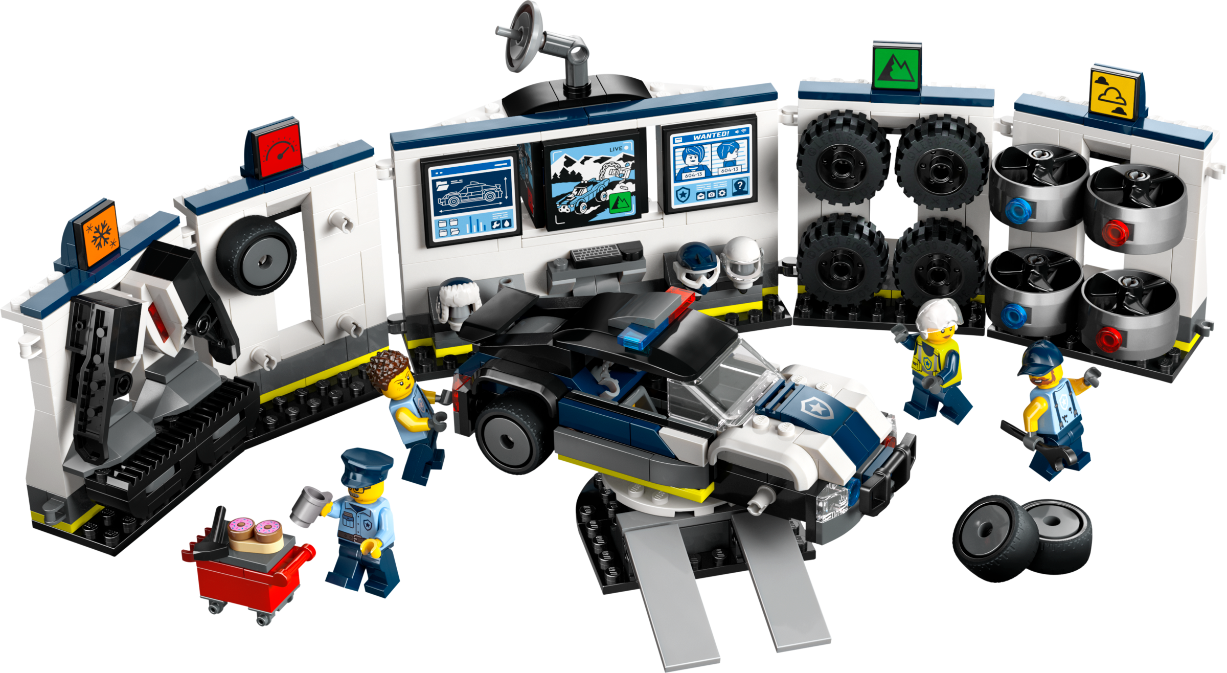 LEGO City Garaje de Policía Personalizado 60457