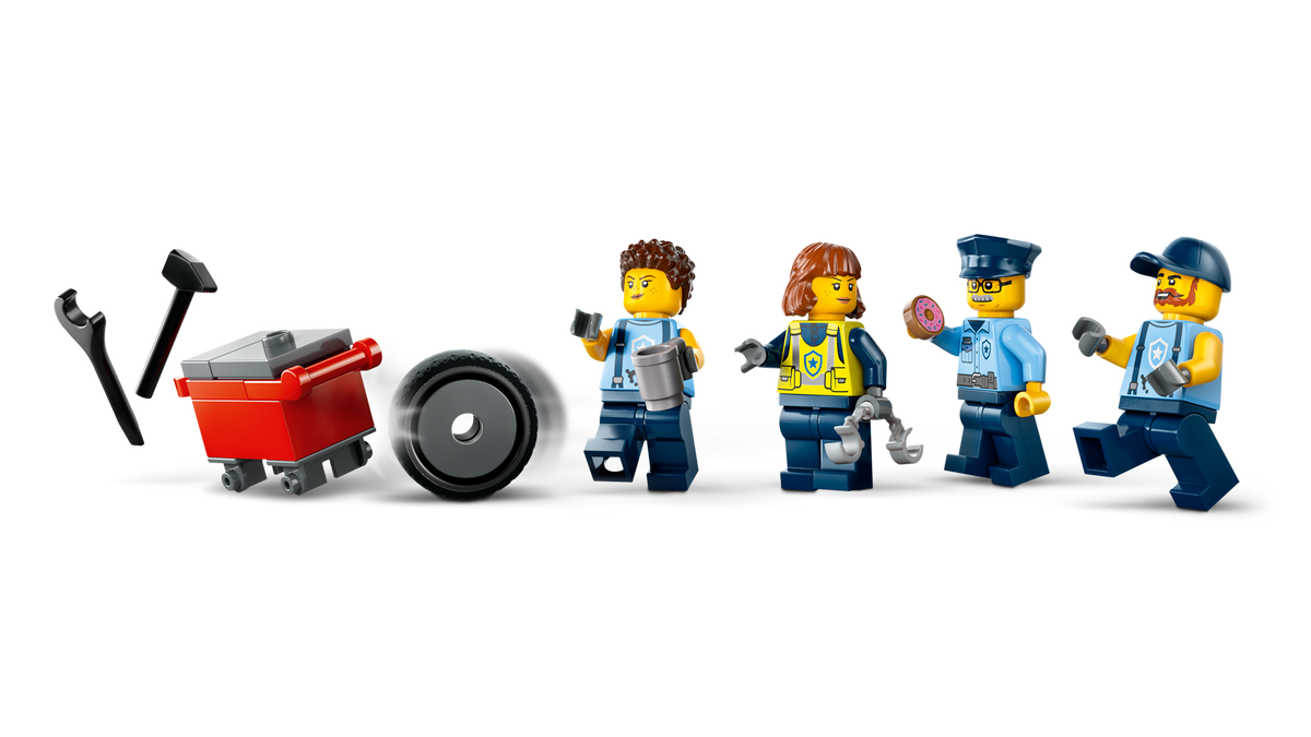 LEGO City Garaje de Policía Personalizado 60457
