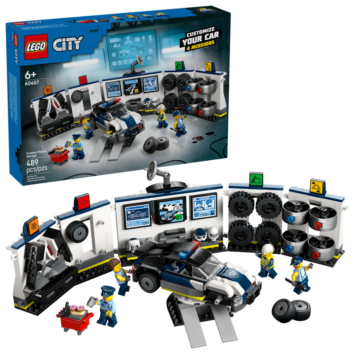 LEGO City Garaje de Policía Personalizado 60457