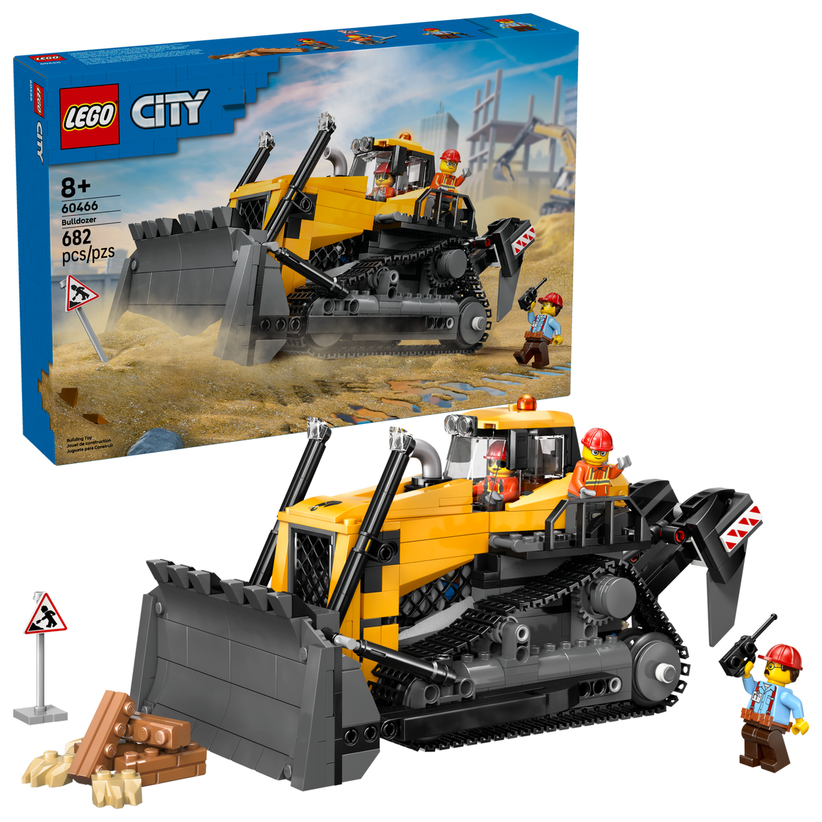 LEGO City Buldócer Amarillo 60466