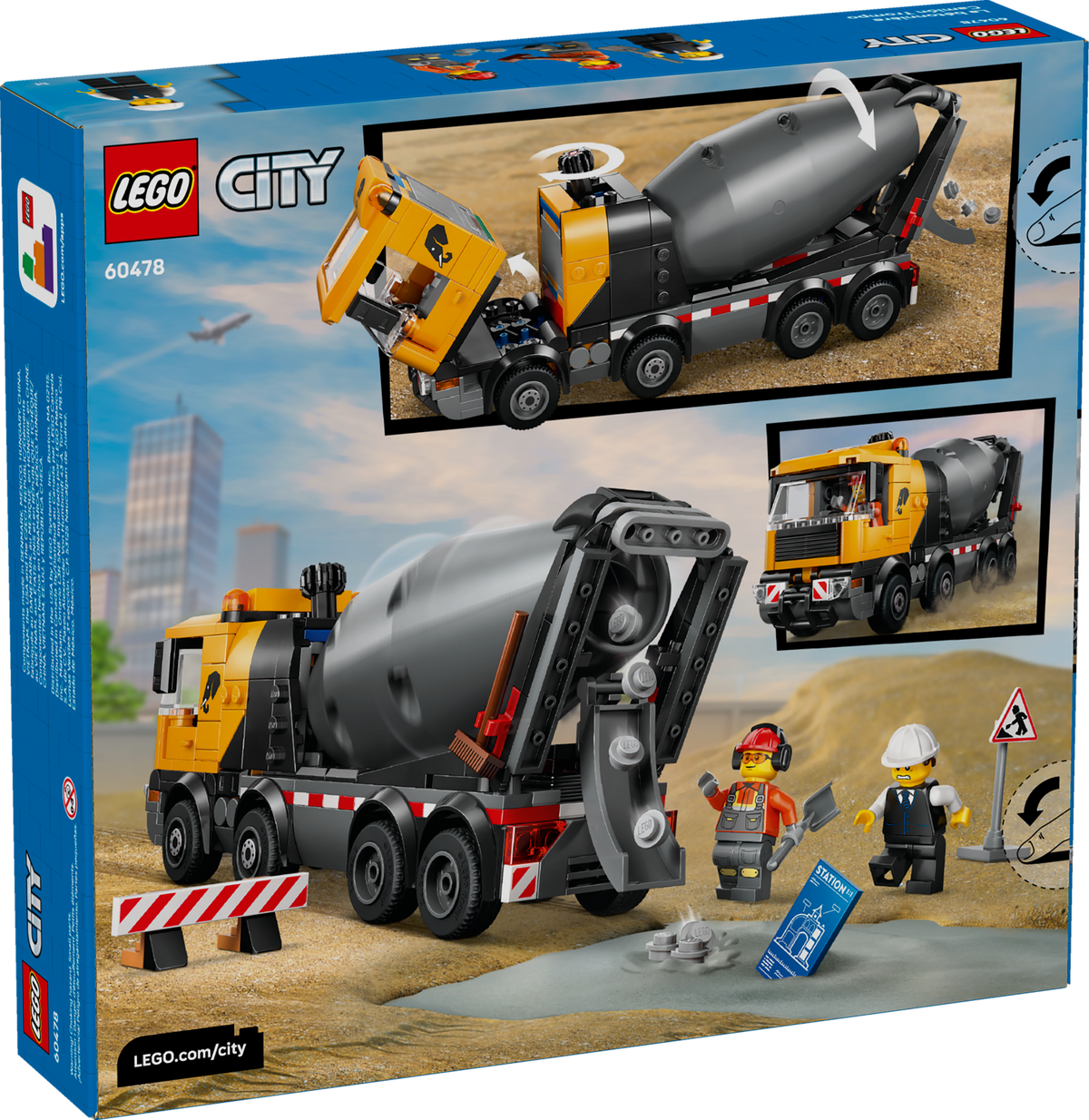 LEGO City Camión Hormigonera 60478