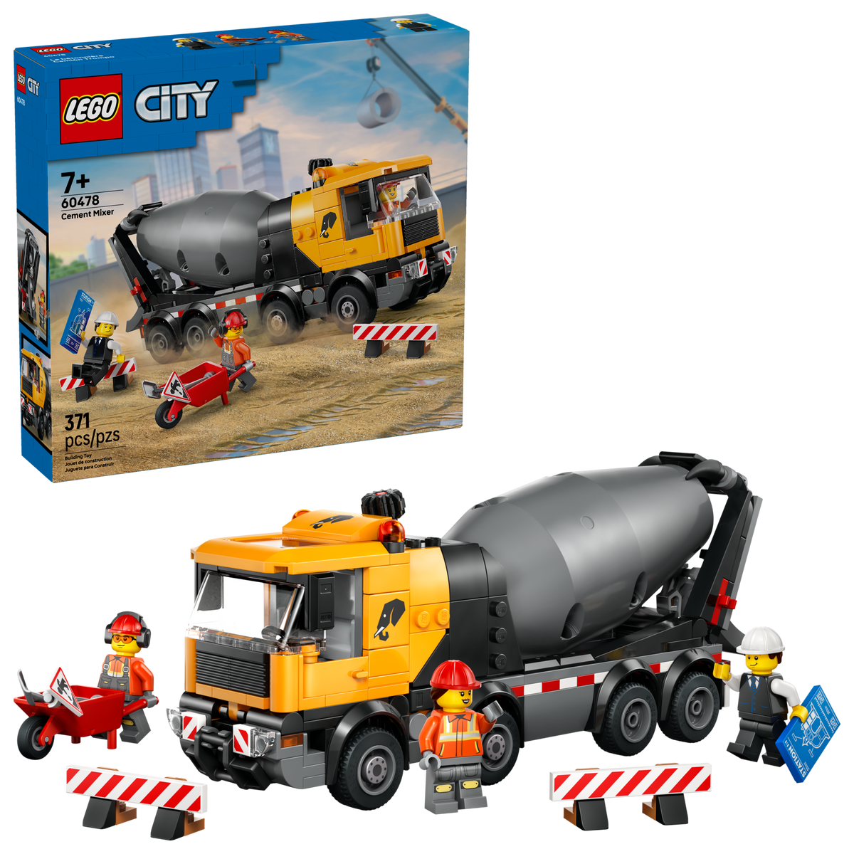 LEGO City Camión Hormigonera 60478