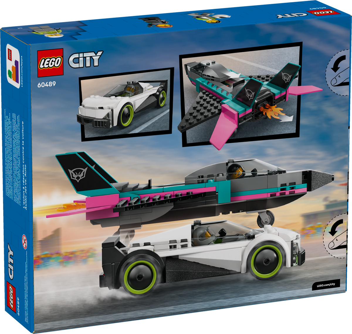LEGO City Jet vs. Car 60489