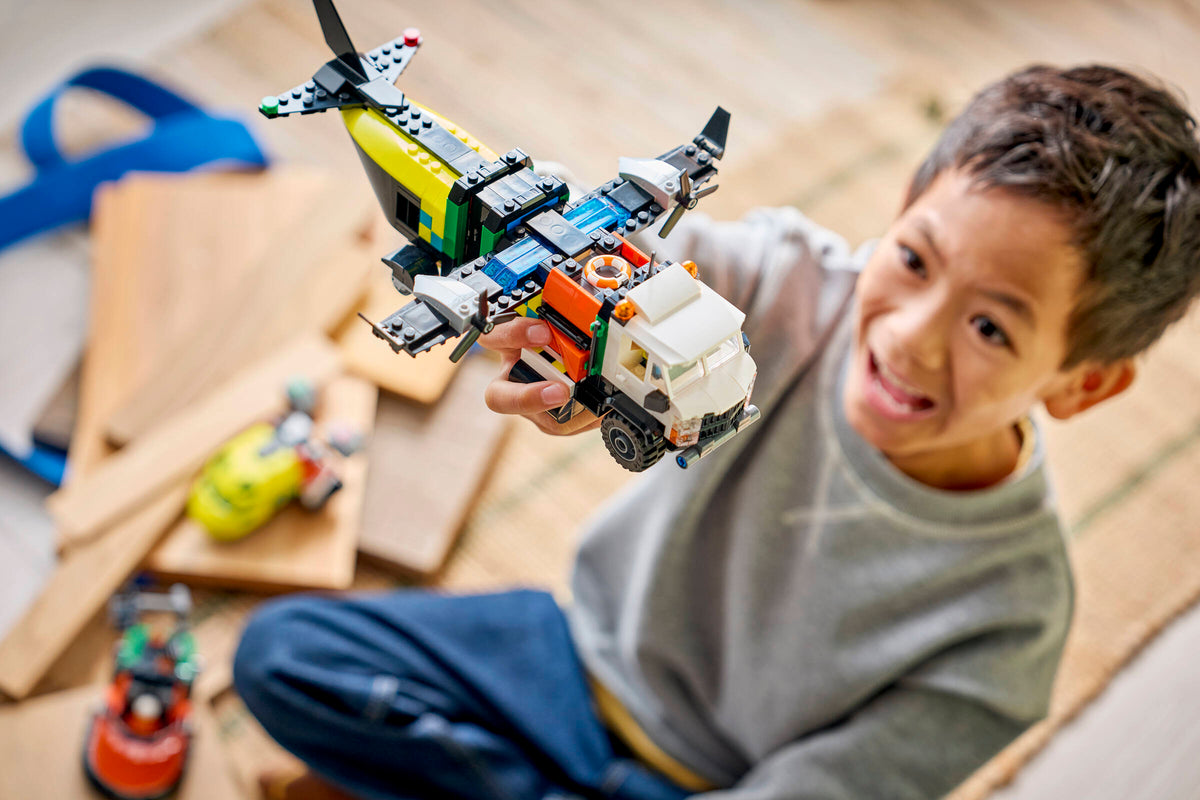 LEGO City Airplane Service Truck & Hovercraft Remix 60505