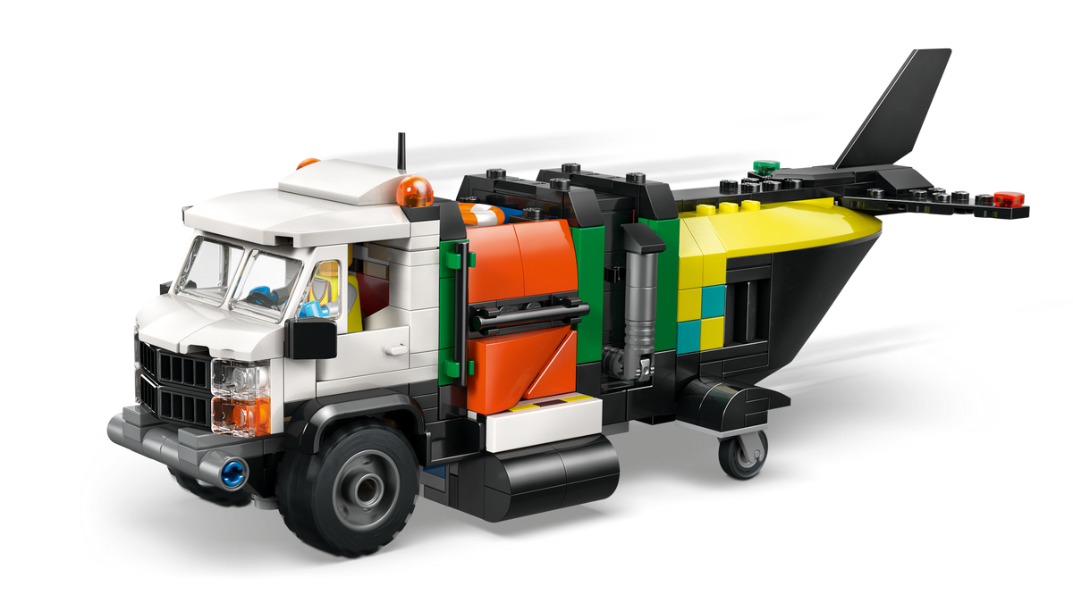 LEGO City Airplane Service Truck & Hovercraft Remix 60505