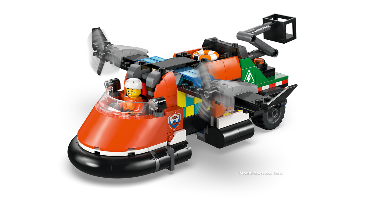 LEGO City Airplane Service Truck & Hovercraft Remix 60505