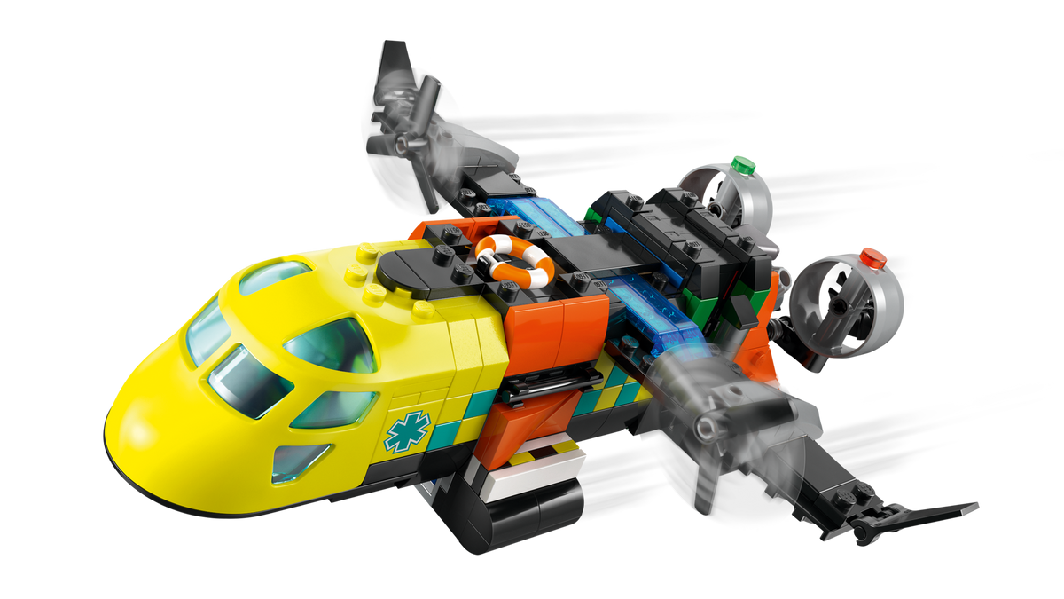 LEGO City Airplane Service Truck & Hovercraft Remix 60505