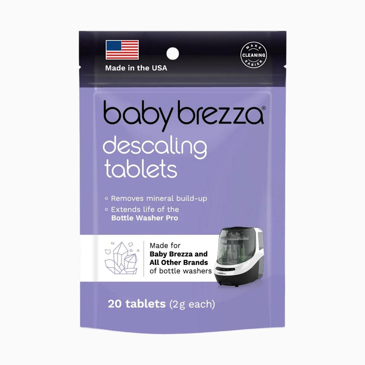 Pastillas Descalcificadoras para Bottle Washer Pro Baby Brezza