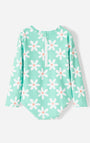 Vestido de Baño Babyfresh Manga Larga Protección UV Estampado para Niña