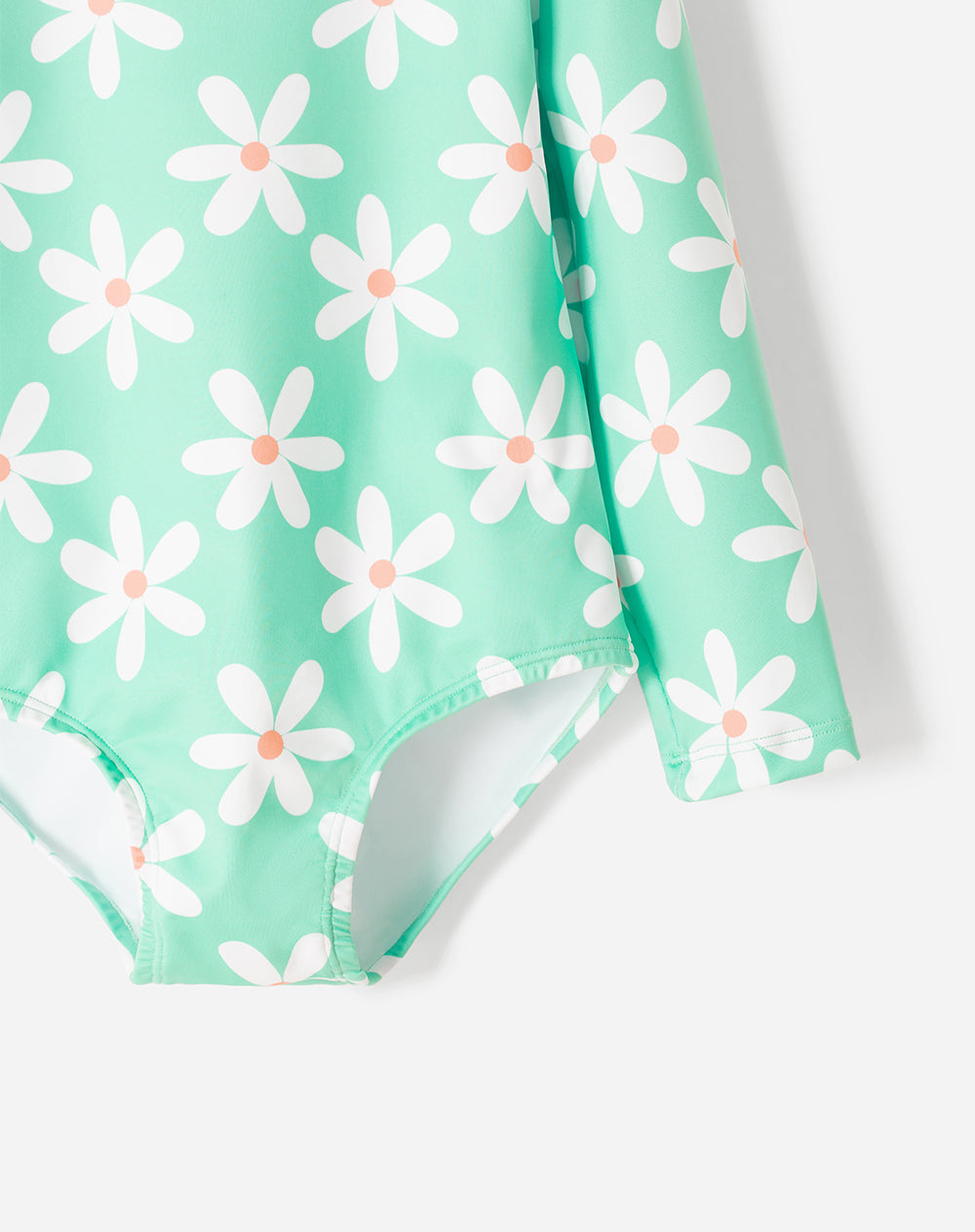 Vestido de Baño Babyfresh Manga Larga Protección UV Estampado para Niña
