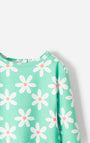 Vestido de Baño Babyfresh Manga Larga Protección UV Estampado para Niña