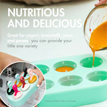 Pulp Popsicle & Freezer Tray + Pulp Silicone Feeder Bundle