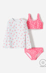 Vestido de Baño Babyfresh 3 Piezas Protección UV Estampado para Niña