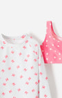 Vestido de Baño Babyfresh 3 Piezas Protección UV Estampado para Niña