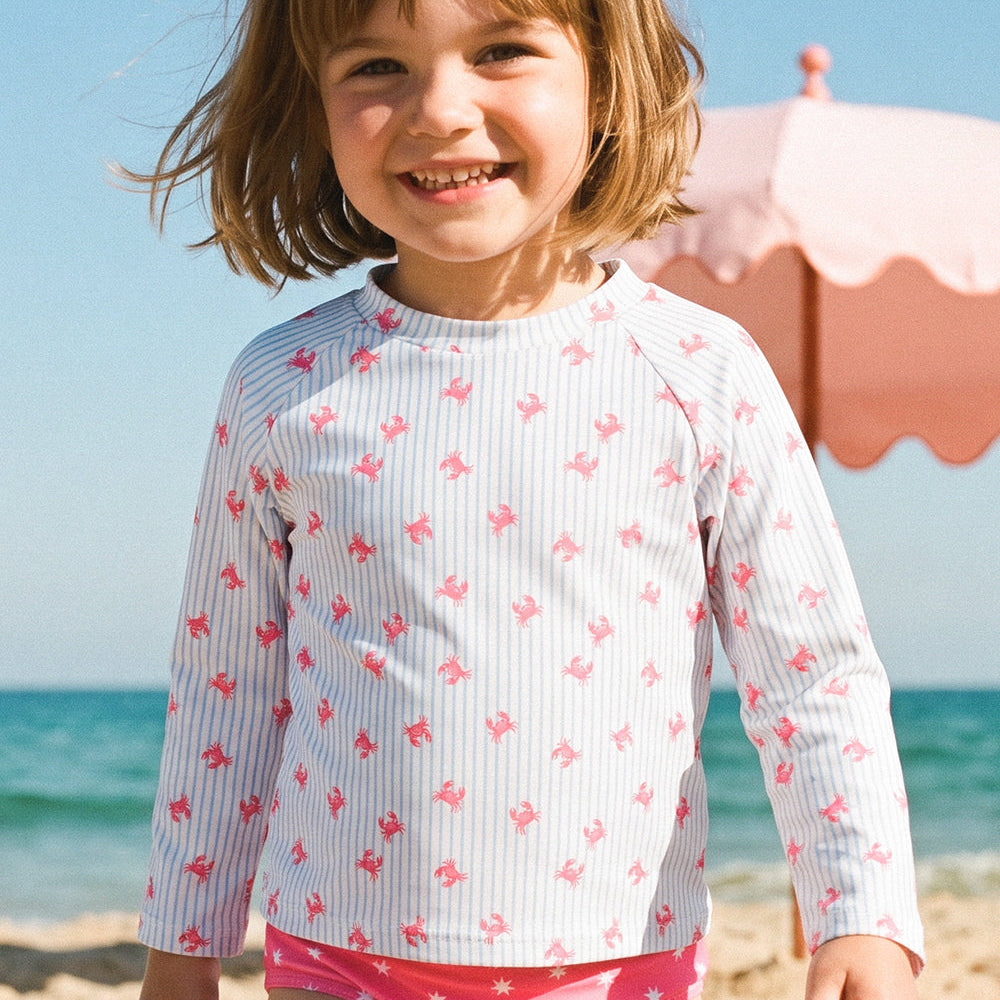 Vestido de Baño Babyfresh 3 Piezas Protección UV Estampado para Niña