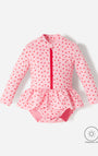 Vestido de Baño Rosado Estampado para Bebé Niña