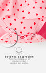 Vestido de Baño Rosado Estampado para Bebé Niña