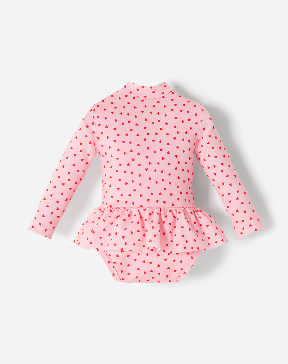 Vestido de Baño Rosado Estampado para Bebé Niña